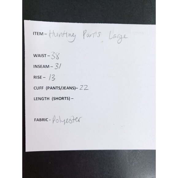 Gander Mtn Womens 38/31 Waterproof TecH20 Camo Hunting Pants - Picture 9 of 10